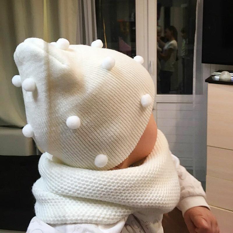 Baby Girl Boy Winter Spring Autumn Soft Warm Knit Caps for Babies