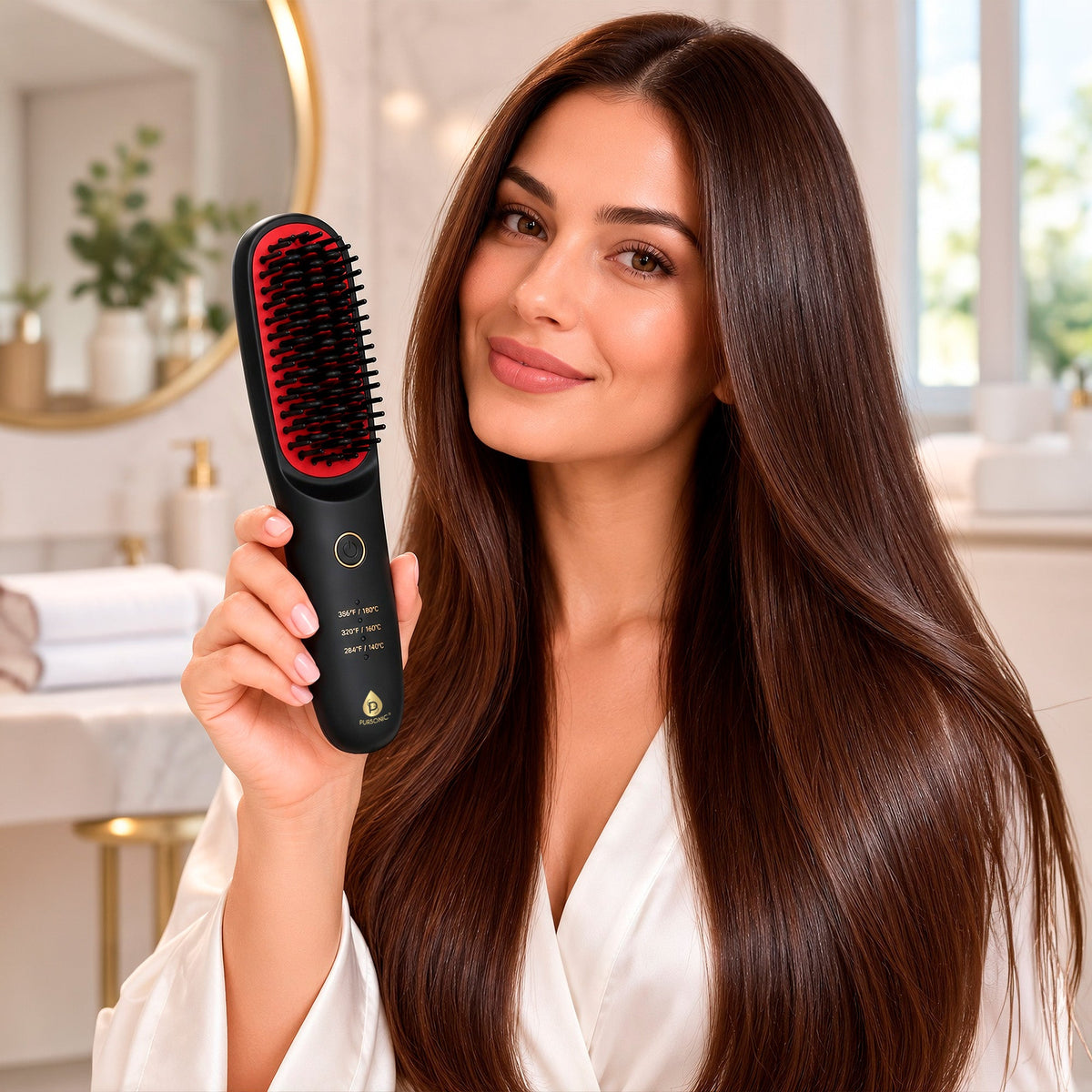 Modern Velvet Heated Hair Straightener