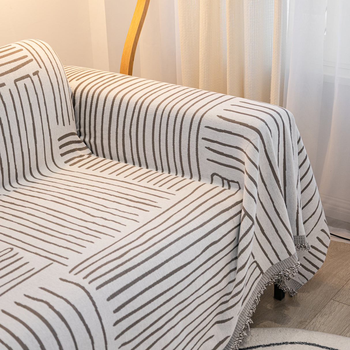 Furniture Pet Protector Couch Cover Throws for Sectional Couch, Couch Cover for Most Shape Sofas