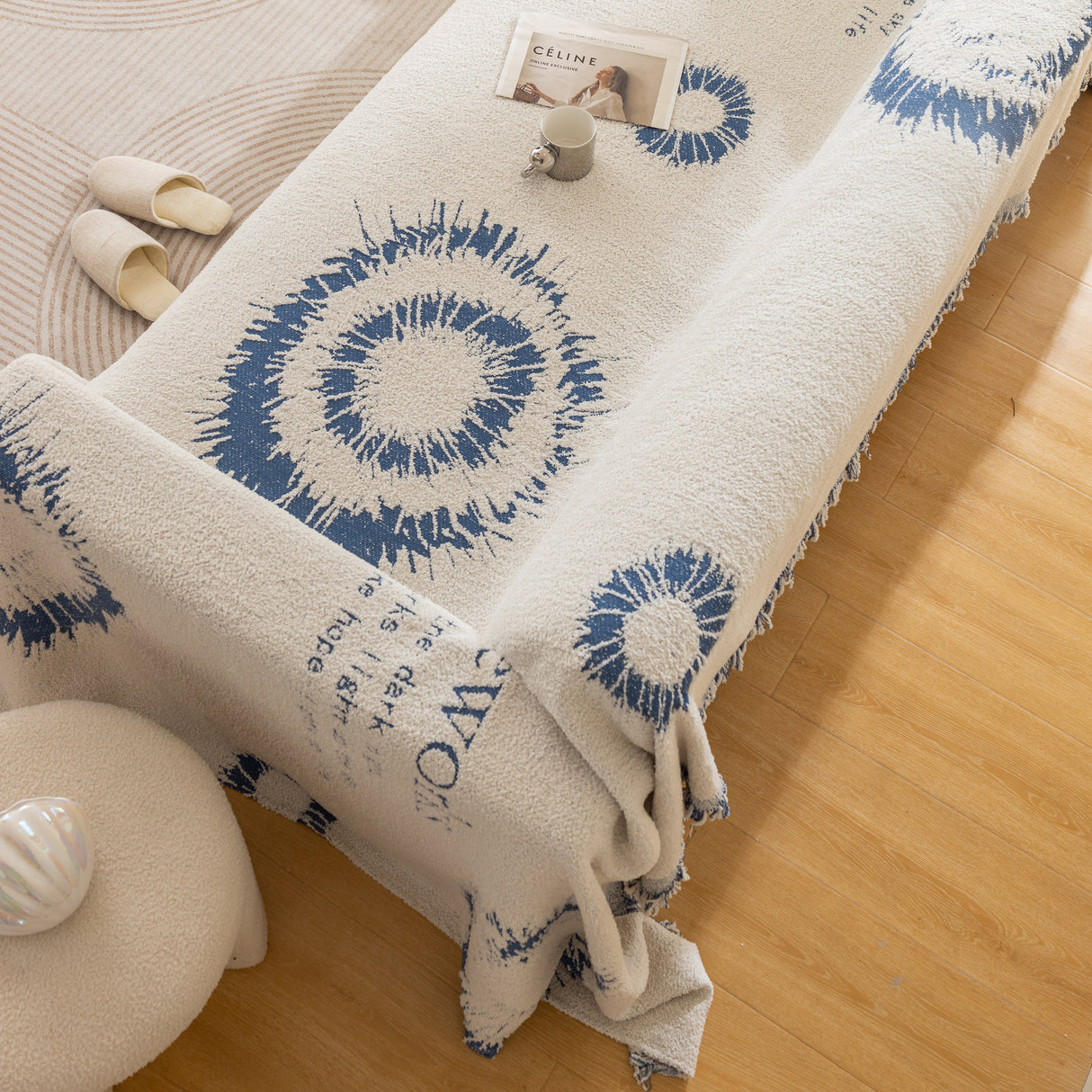 Fireworks Reversible Couch Cover Blankets Furniture Covers Washable Sectional Couch Covers