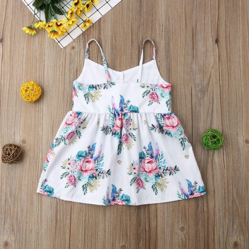 Luxury Handmade Summer Toddler Baby Girls Dress Flower Sleeveless V Neck Party Dress For Girls In Elegant Summer Design