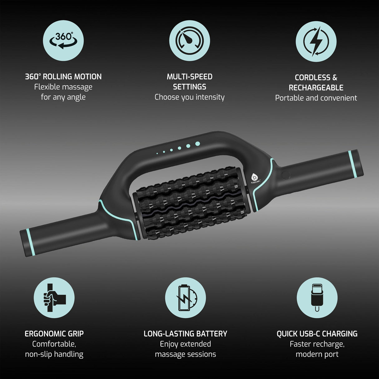 Rechargeable Rolling Massager – Relaxation Anytime, Anywhere
