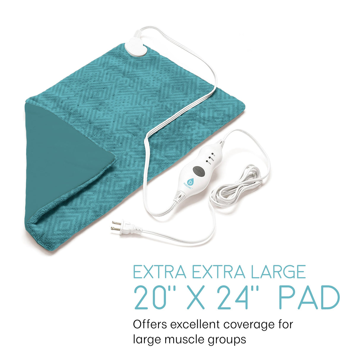 Extra Extra Large Electric Heating Pad by Pursonic