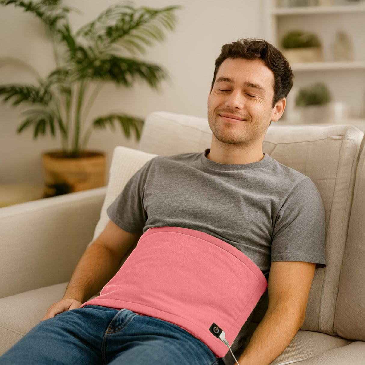 Pursonic Comfort Duo: Extra Large Electric Heating Pads (Pink & Black) by Pursonic