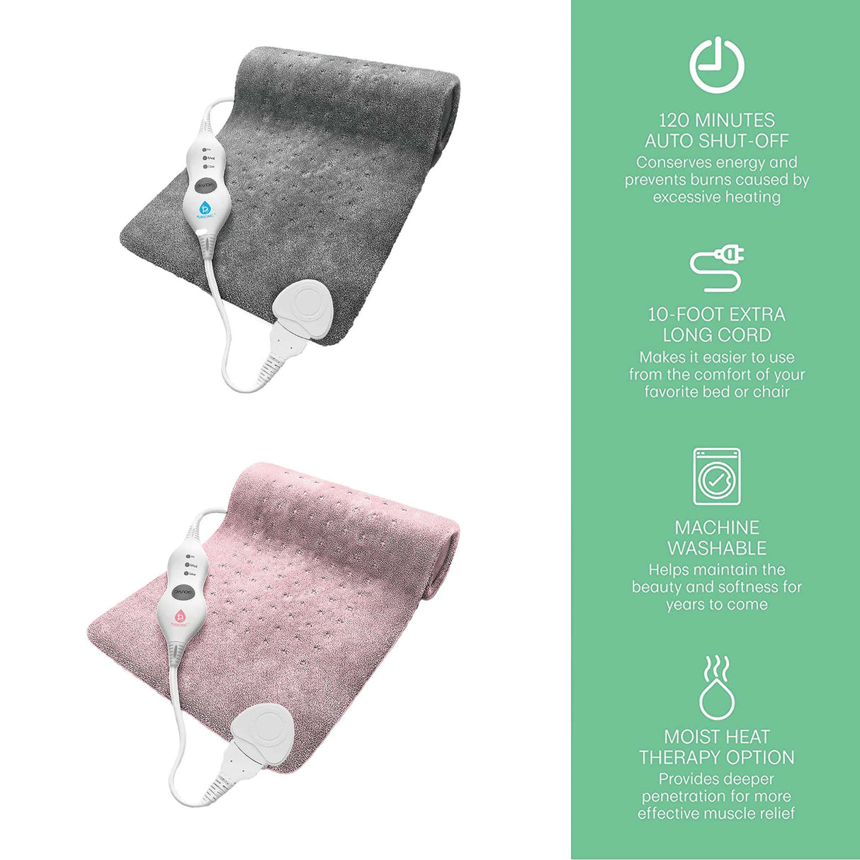 š Fatherās and Motherās Day Comfort Bundle: Double the Warmth with Pursonic Heating Pads! š by Pursonic