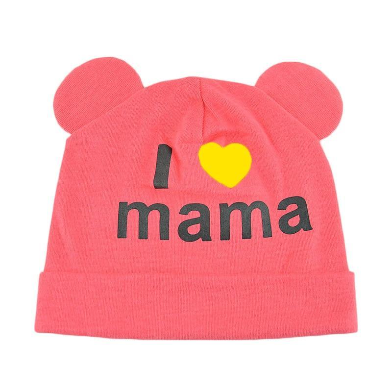 Trend New Baby Hats For Girls Cap Cute Ear Newborn Boys Girls Knitted Print Caps Beanies For Baby