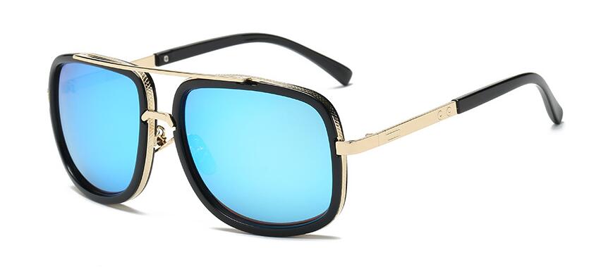 Luxury Square Gold Metal Frame Woman and Man Unisex Top Oversized Big Frame Elegant Sunglasses For Summer NEW 2020 Edition