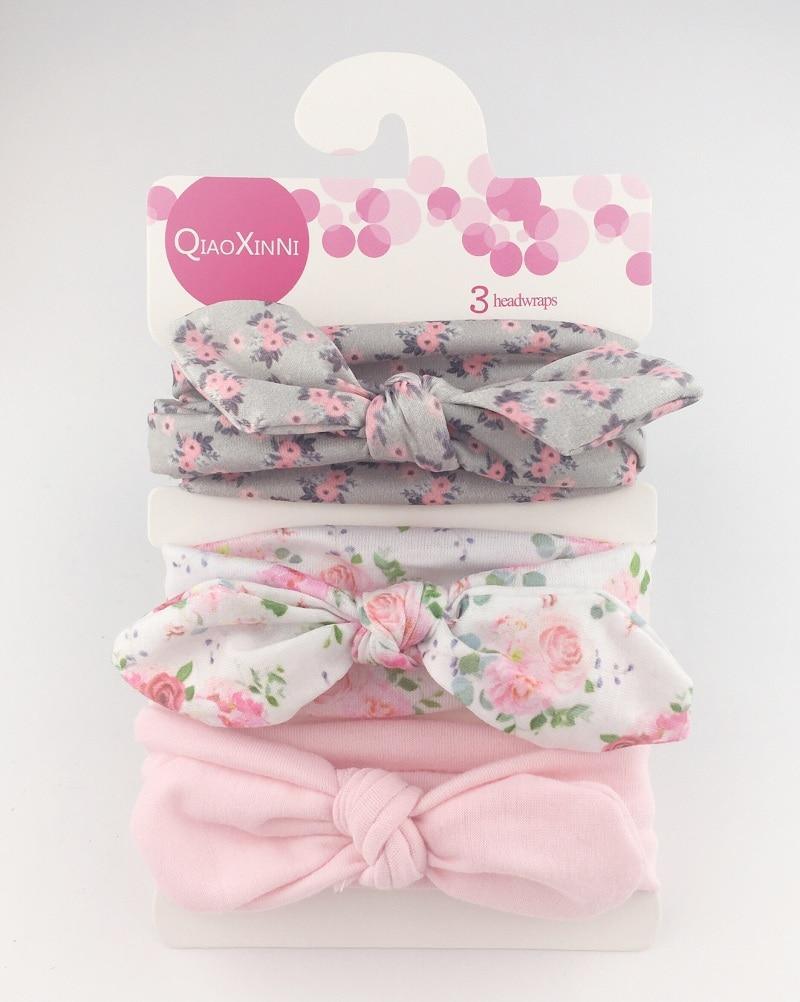 Modern Handamde Luxury Set Baby Girl Headband Bow For Newborn Babies Hair Band Elastic Accessories Cotton Headwear For Girls