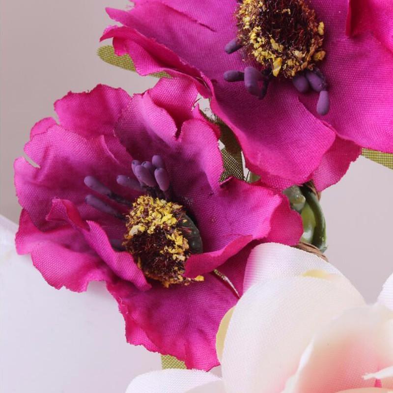 Modern Flower Headband Newborn Matching Flower Crown for Mother Kids Hair Band Accessories