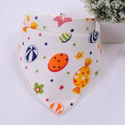 Baby Bibs Cute Cartoon Pattern bib Burp Cloths Saliva Towel Cotton Infant Burp Cloths Bib For Kids