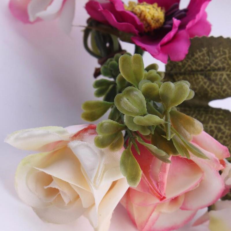 Modern Flower Headband Newborn Matching Flower Crown for Mother Kids Hair Band Accessories