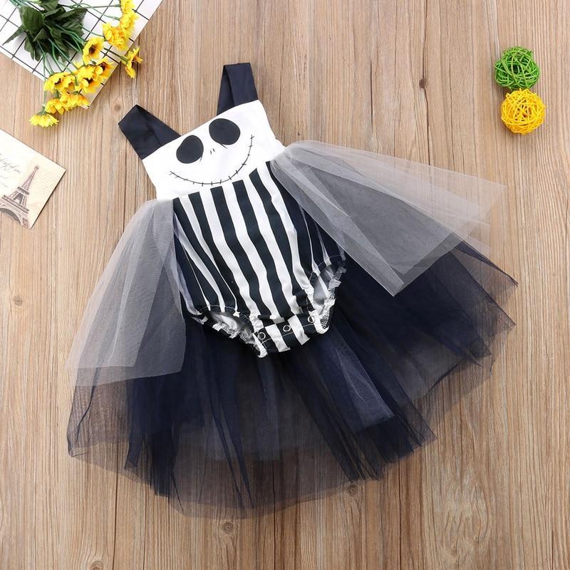 Infant Toddler Baby Girls Halloween Dress Tulle Romper Jumpsuit Sunsuit Outfits Clothes Girl Dress
