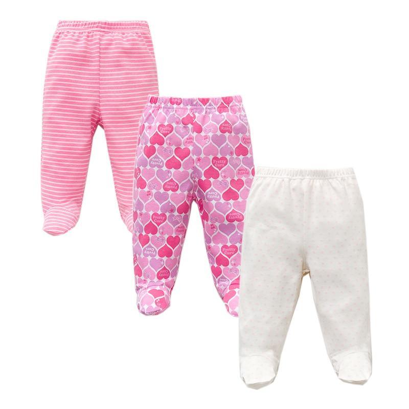 3PCS Baby Pants 100% Cotton Baby Girls and Boys Clothes Unisex Casual Bottom PP Pants Newborn Baby Clothing For Children