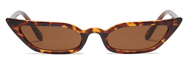 New Women Cateye Vintage Small Sunglasses Brand Designer Retro Female Lady Eyeglass Cat Eye In Vintage Old Style