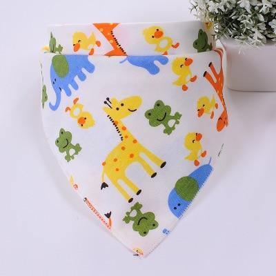 Baby Bibs Cute Cartoon Pattern bib Burp Cloths Saliva Towel Cotton Infant Burp Cloths Bib For Kids