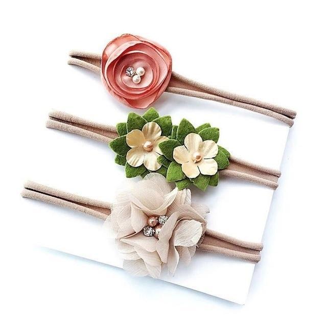 Modern Handamde Luxury Set Baby Girl Headband Bow For Newborn Babies Hair Band Elastic Accessories Cotton Headwear For Girls