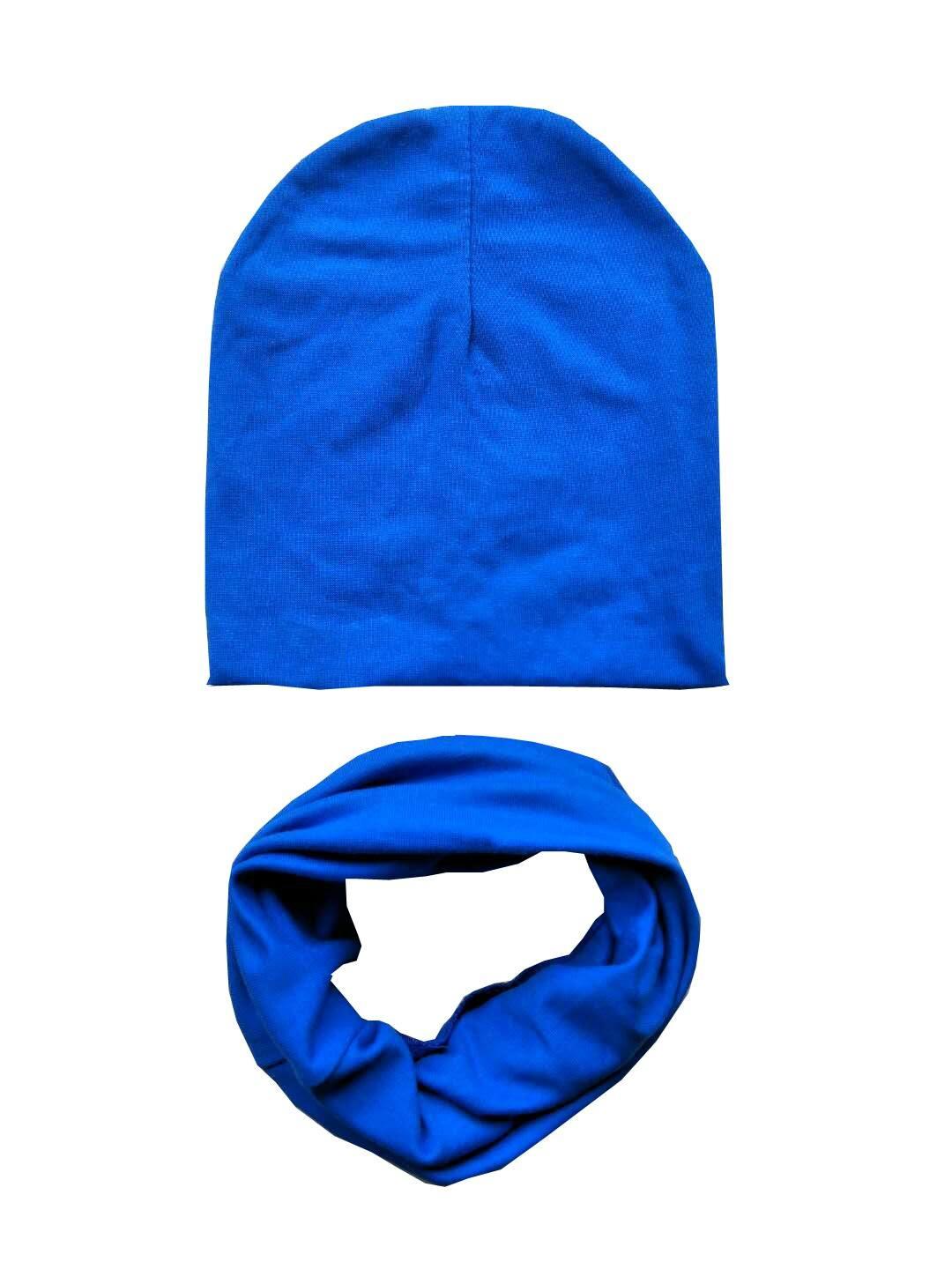 Baby Boys & Girls Cap Cotton Scarf Beanie Infant Knitted For Toddlers Children Set For Baby Kids