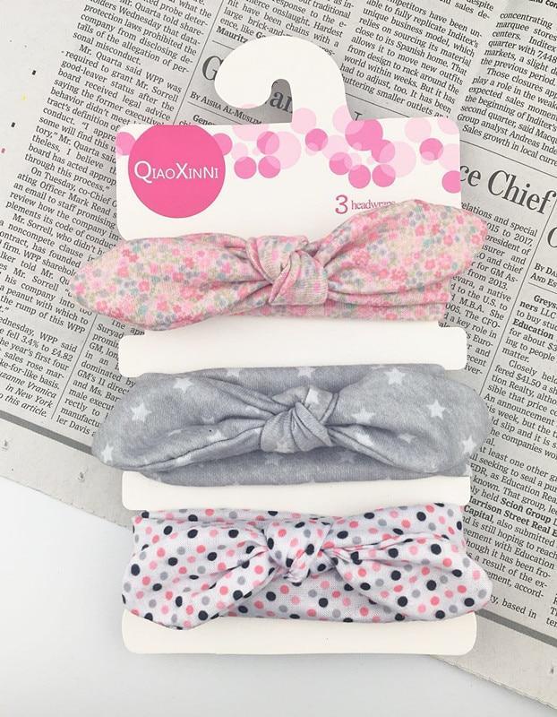 Modern Handamde Luxury Set Baby Girl Headband Bow For Newborn Babies Hair Band Elastic Accessories Cotton Headwear For Girls