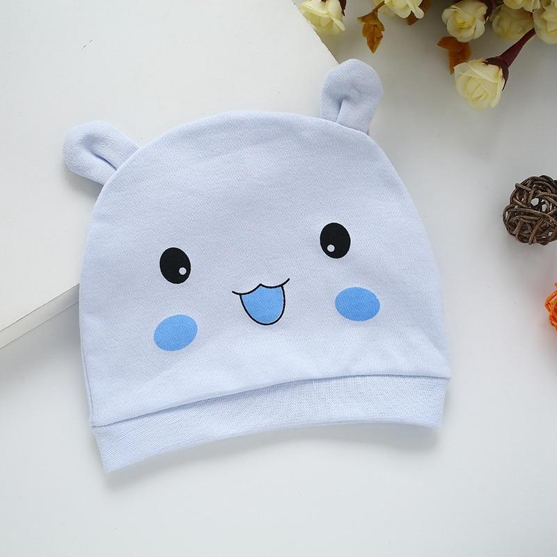 Modern Baby Sleeping Hats Cotton Printed Baby Hats Caps Newborn Baby Accessories For Baby Girls