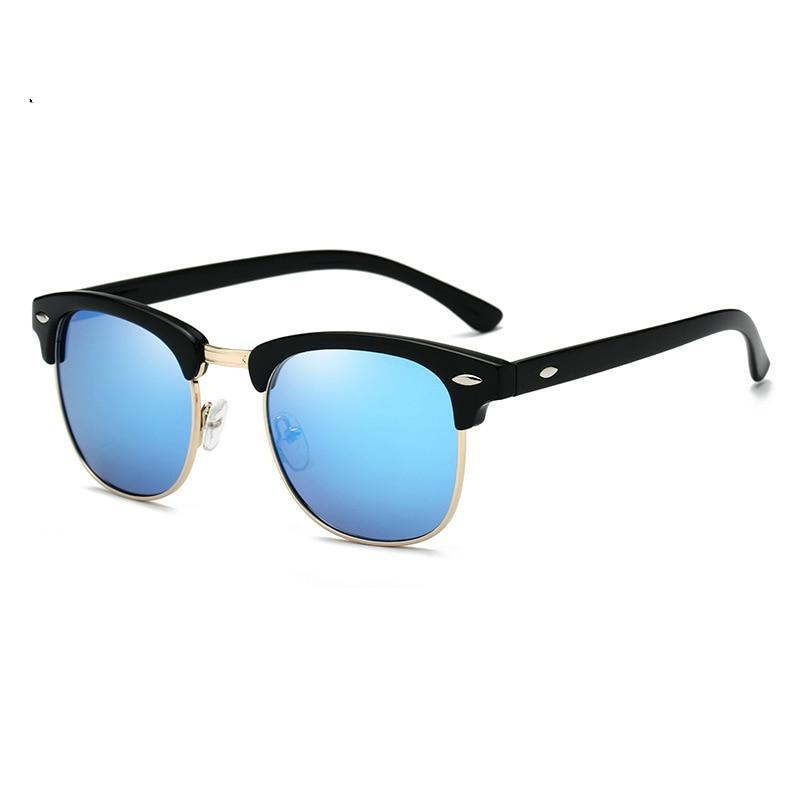Universal Polarized Elegant and Luxury Brand Design Eye Retro Sunglasses For Women and Man Semi Rimless Classic Men Sunglasses Oculos De Sol With UV400 Protection