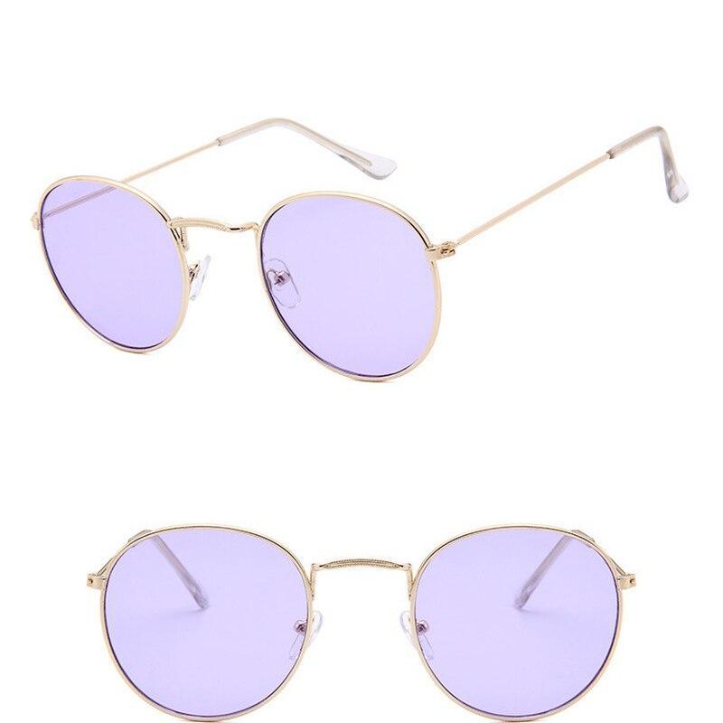 Leon Elegant Unisex Woman and Man Classic Round Sunglasses Designer Glasses Lady Round Luxury Retro Sunglasses With Vintage Mirror Oculos De Sol Gafas