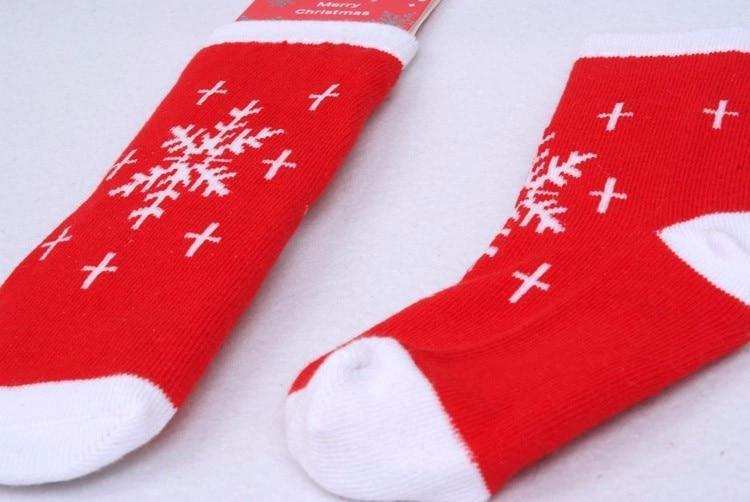 Modern Cotton Baby Socks Christmas Design Baby Girls Socks Cartoon Casual Baby Children's Christmas Socks For Kids