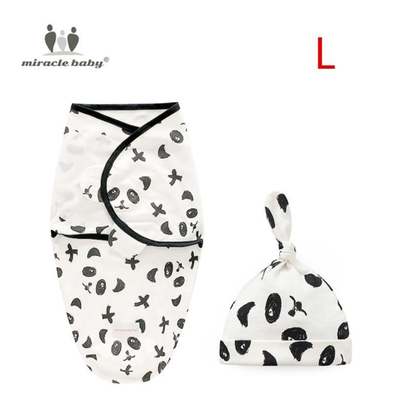 Baby Swaddle Blanket With Cap Swaddle Wrap Swaddling bag Baby Sleeping Bag