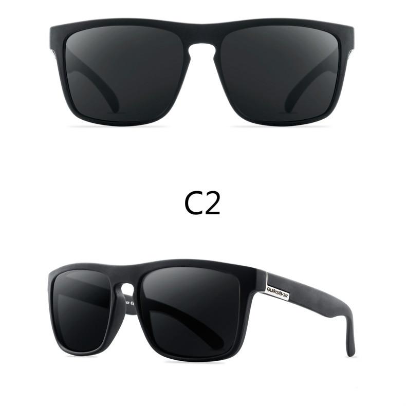 Men Polarized Sunglasses Vintage Anti-UV Driving Driver Black Eyewear Rectangle Shades Men Oculos masculino