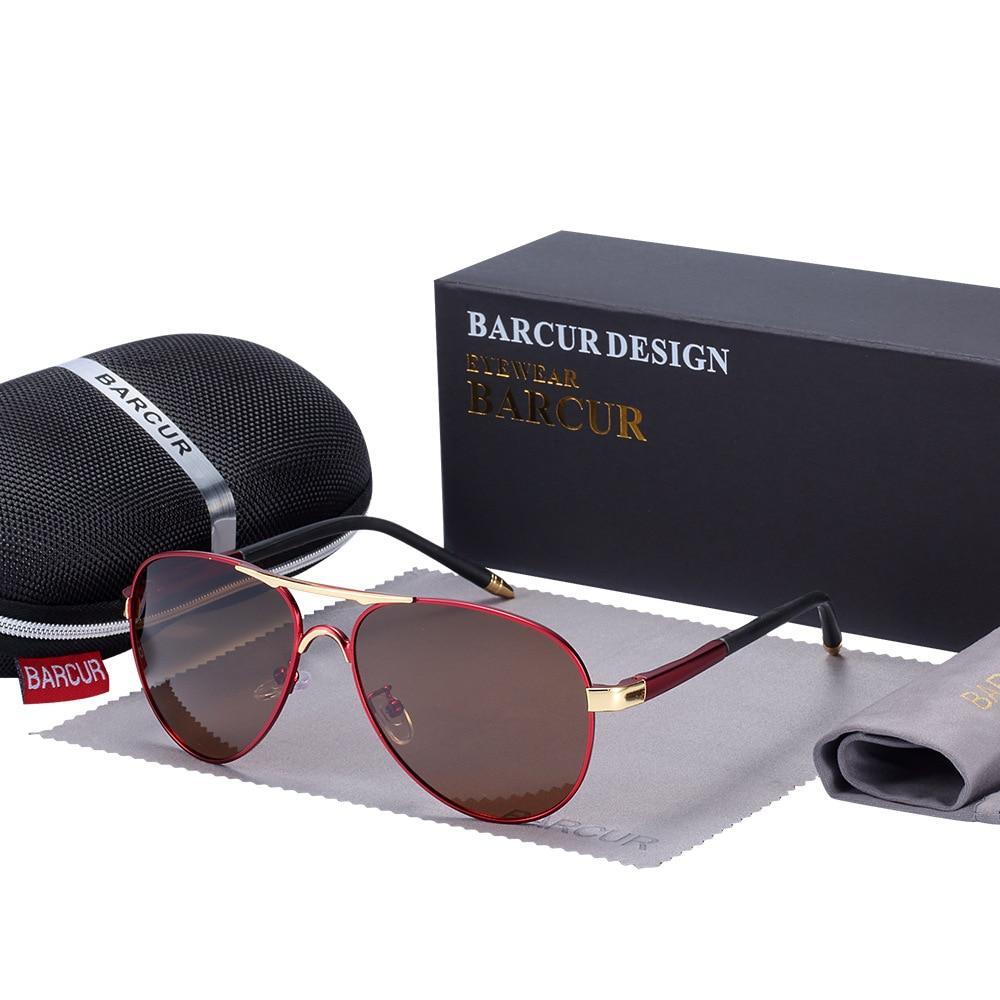 Luxury Pilot Aviation Polarized High Quality Metal Frame Sunglasses With UV400 Protection
