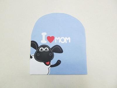 Modern Popular Baby Knitted Warm Cotton Beanie Hat cap For Toddler Baby Kids Cap for Girls & Boys I love Mama Prints Baby Hat Design