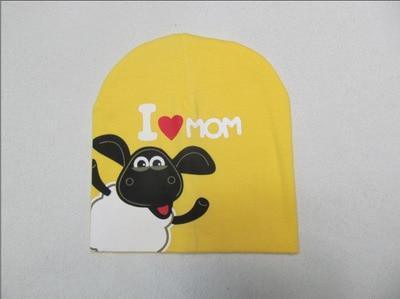 Modern Popular Baby Knitted Warm Cotton Beanie Hat cap For Toddler Baby Kids Cap for Girls & Boys I love Mama Prints Baby Hat Design