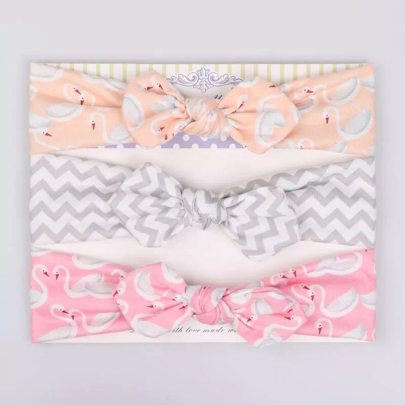 Modern Handamde Luxury Set Baby Girl Headband Bow For Newborn Babies Hair Band Elastic Accessories Cotton Headwear For Girls