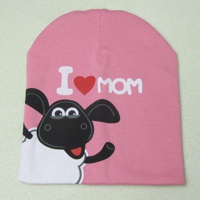 Modern Popular Baby Knitted Warm Cotton Beanie Hat cap For Toddler Baby Kids Cap for Girls & Boys I love Mama Prints Baby Hat Design