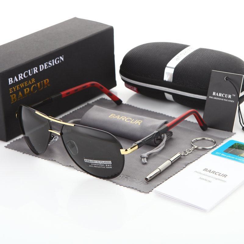 Luxury Popular Aluminum Magnesium Men's Sunglasses Men Polarized Mirror Glasses oculos Male Eyewear Accessories For Men Aviation Design