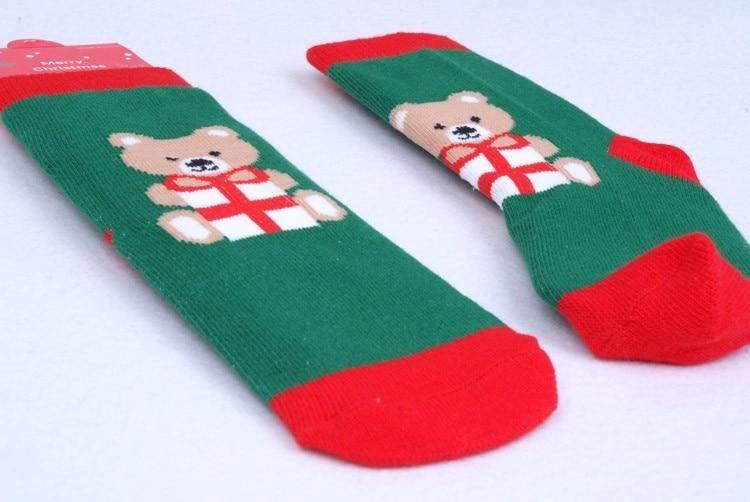 Modern Cotton Baby Socks Christmas Design Baby Girls Socks Cartoon Casual Baby Children's Christmas Socks For Kids