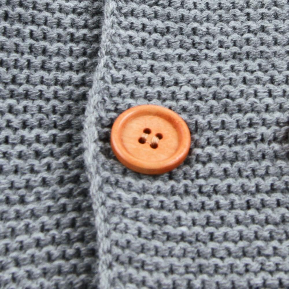 Winter Hooded Knitted Long Sleeve Sweaters For Newborn Babies