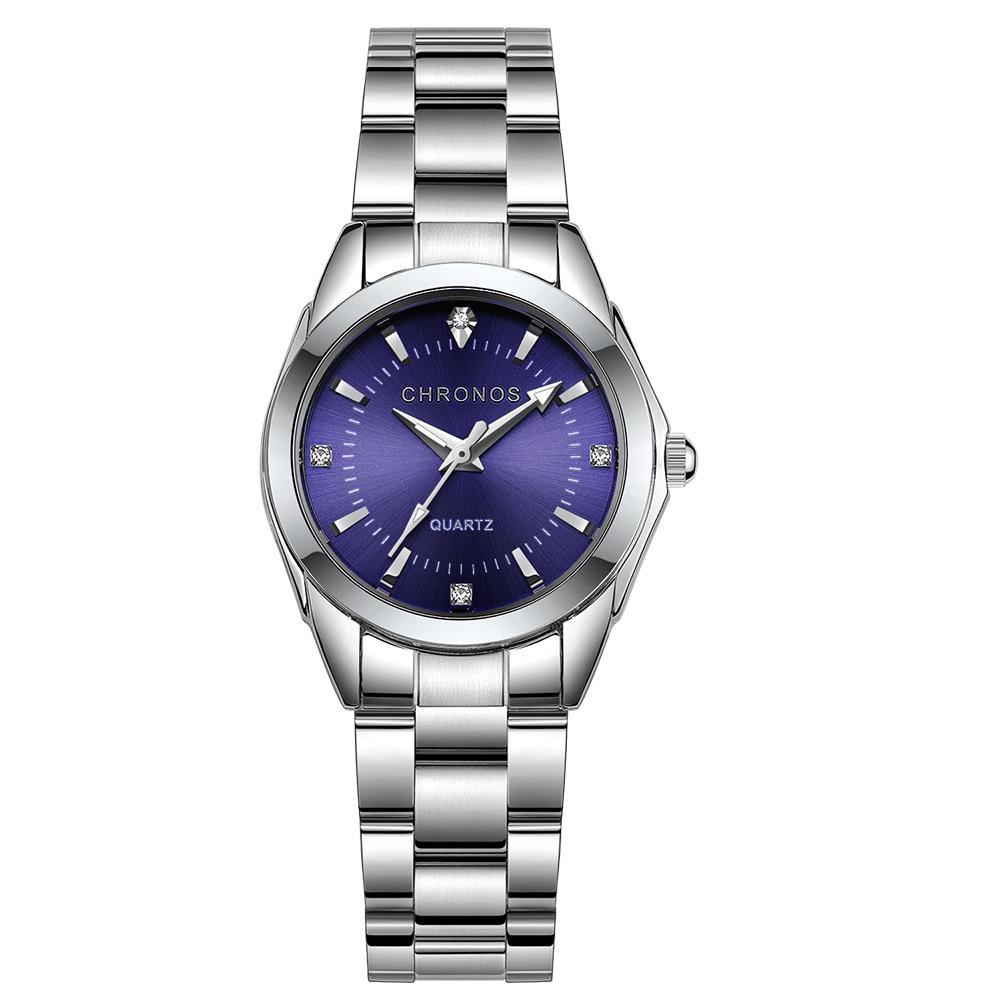 New STEVVEX Women Luxury Rhinestone Stainless Steel Quartz Watches Ladies Business Watch WIth Japanese Quartz Movement For Women and Girls