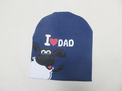 Modern Popular Baby Knitted Warm Cotton Beanie Hat cap For Toddler Baby Kids Cap for Girls & Boys I love Mama Prints Baby Hat Design