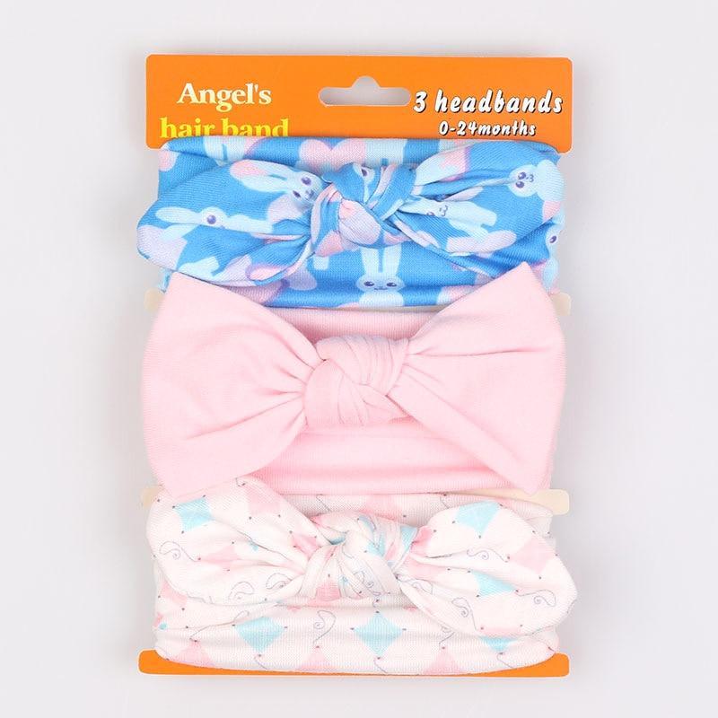 Modern Handamde Luxury Set Baby Girl Headband Bow For Newborn Babies Hair Band Elastic Accessories Cotton Headwear For Girls