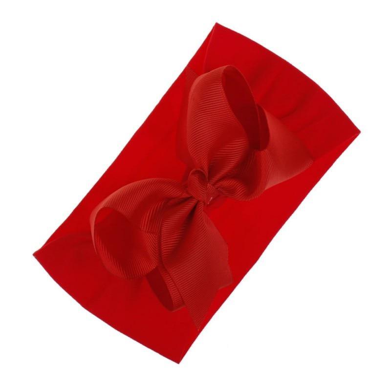 Baby Girls Headbands Hair Accessories Turban Solid Head wear Hair Band Bow Girl Accessories