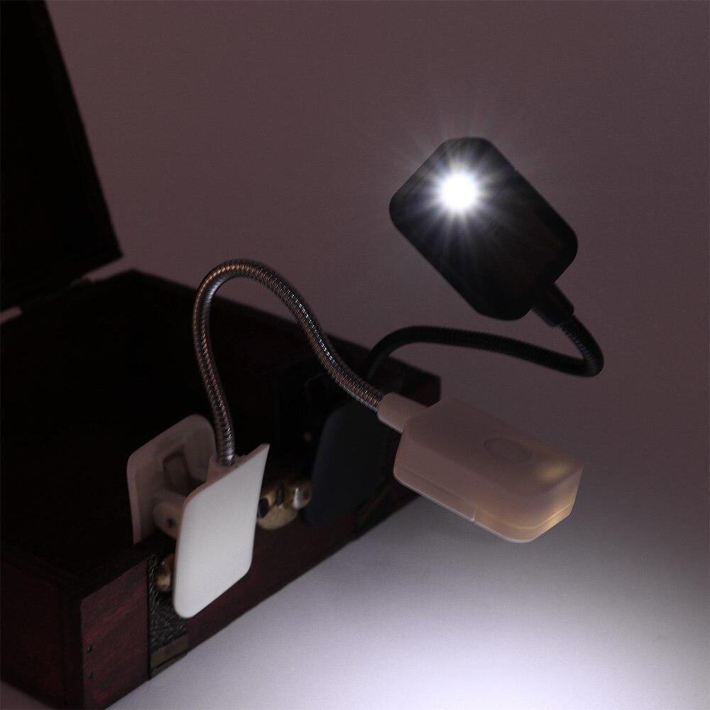Durable Flexibile LED Lamp For Reading Books Light Ebook Reader Nightlight Desk Table Lamp For PC Phone Tablet E-Reader Lighting Flash Desk and Table Lamp