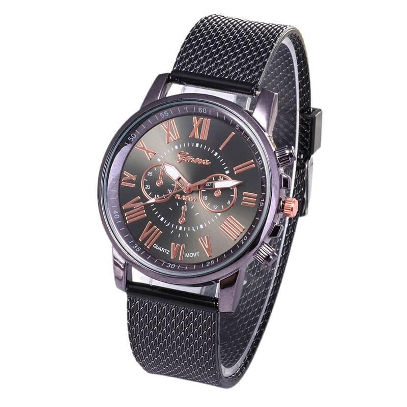 Analog Women watches Quality Fashion Roman Numerals Faux Leather Analog Quartz Ladies watch Bracelet Clock Gift For Women Lady and Girls
