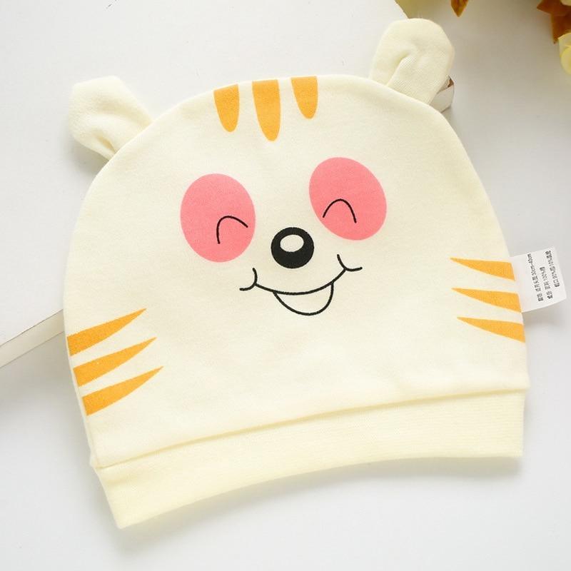 Modern Baby Sleeping Hats Cotton Printed Baby Hats Caps Newborn Baby Accessories For Baby Girls