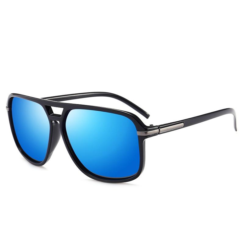 Luxury Polarized Men Business Oversized Mirror Sunglasses For Driving Brand Designer Driver Sunglasses UV400 Protection