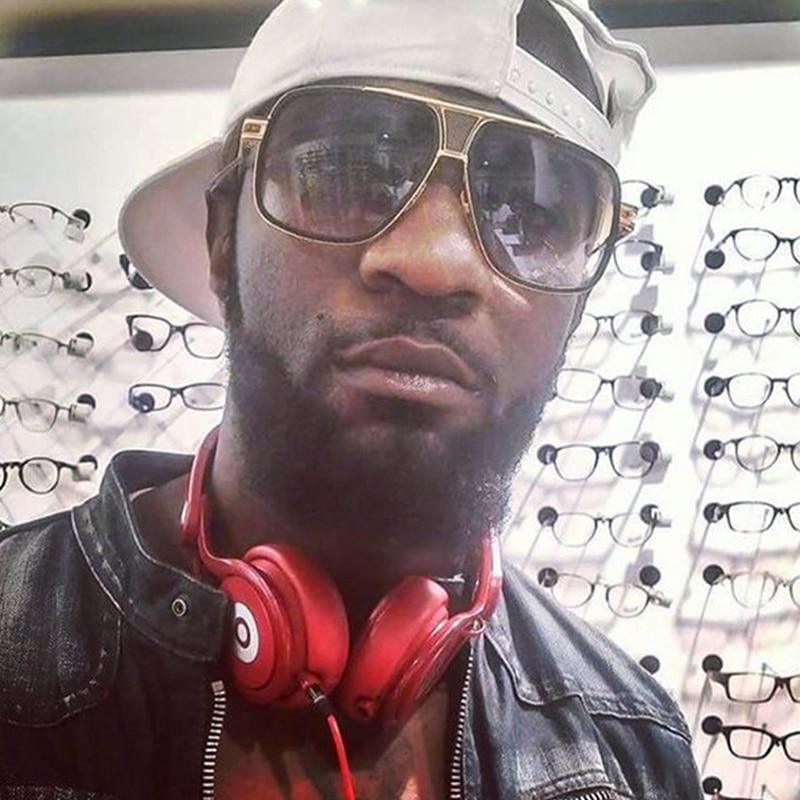 NEW Elegant Luxury Trend Driving Sunglasses Gold Big Frame Oversized Square For Man and Women Sunglasses