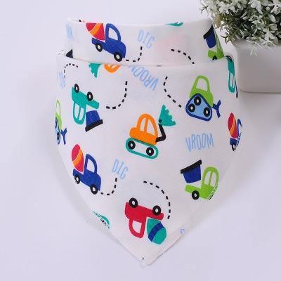 Baby Bibs Cute Cartoon Pattern bib Burp Cloths Saliva Towel Cotton Infant Burp Cloths Bib For Kids