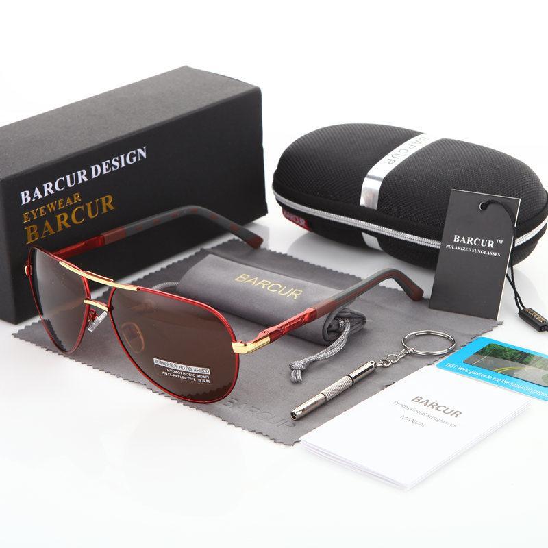 Luxury Popular Aluminum Magnesium Men's Sunglasses Men Polarized Mirror Glasses oculos Male Eyewear Accessories For Men Aviation Design