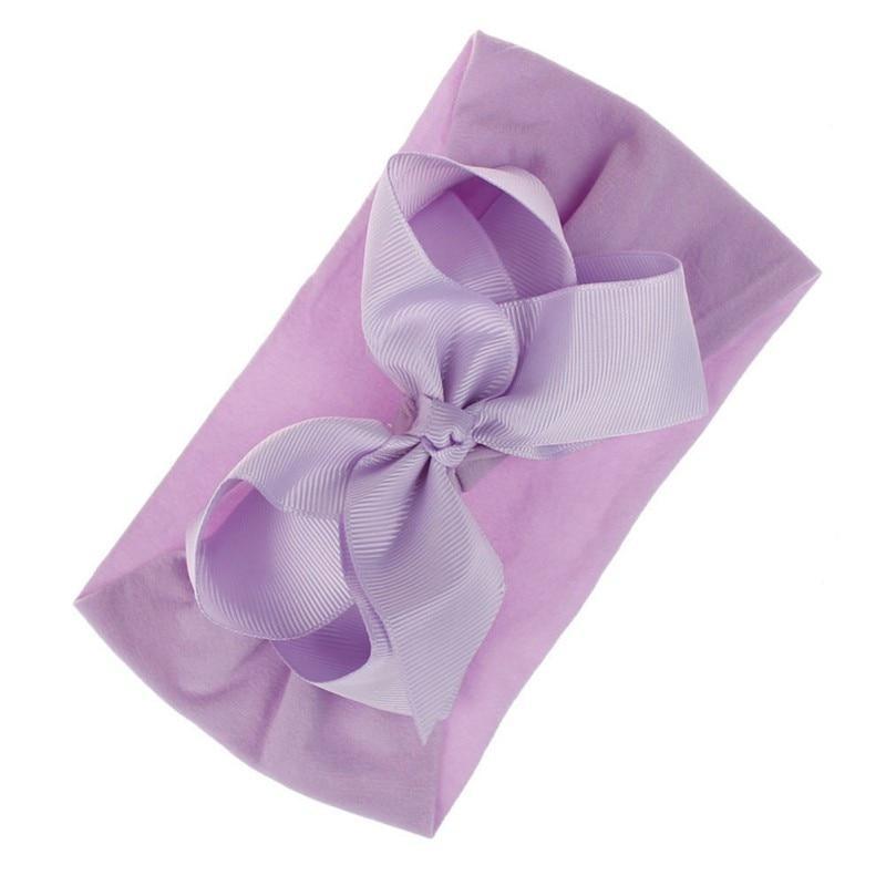 Baby Girls Headbands Hair Accessories Turban Solid Head wear Hair Band Bow Girl Accessories