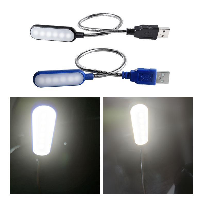STEVVEX Portable USB LED Mini Flexibile Light For Reading Books USB Lamp for Power Bank Laptop Notebook or PC Computer