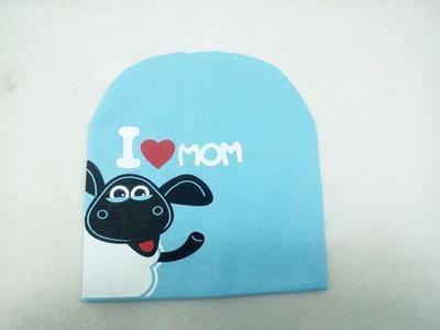 Modern Popular Baby Knitted Warm Cotton Beanie Hat cap For Toddler Baby Kids Cap for Girls & Boys I love Mama Prints Baby Hat Design